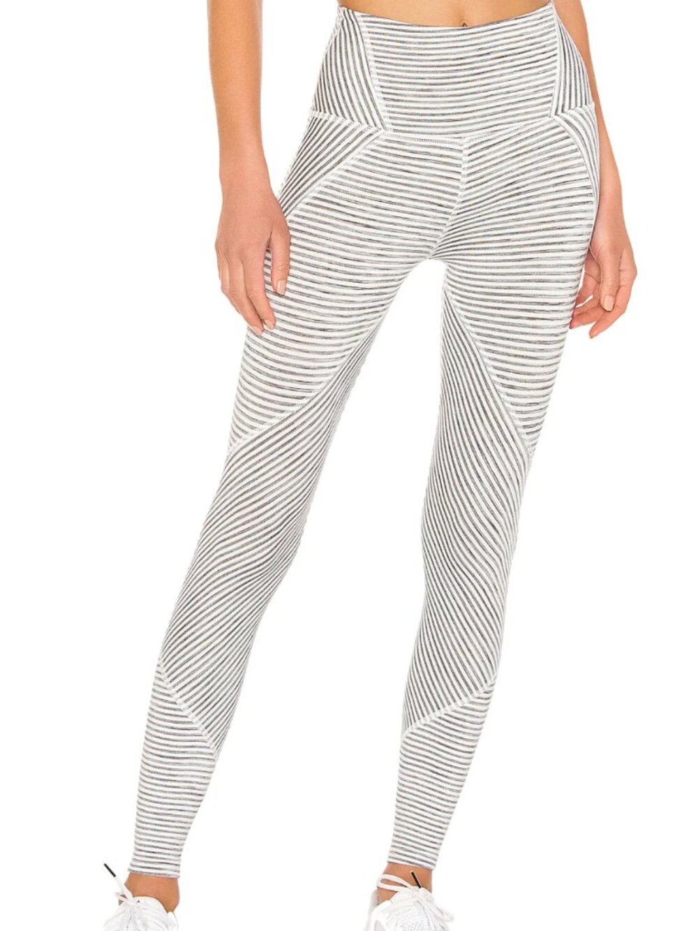 Beyond Yoga True To Stripe High Waisted Midi Legging sz M *read*